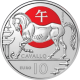 . 1 aaaacoin @3/NOV Envïo@ SAN MARINO 10 EUROS 2024 CABALLO Calendario Lunar Chino 7ª MONEDA DE NICKEL @COLOR ROJO@