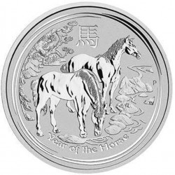 AUSTRALIA 1 DOLAR 2014 2ª SERIE LUNAR PLATA CABALLO Silver Dolla