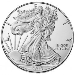 ESTADOS UNIDOS 1 DOLAR 2010 EAGLE LIBERTY PLATA SIN CIRCULAR Oz