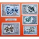 EUSKADI 5+10+25+50+100 PESETAS 1937 BILBAO Juego completo de 5 BILLETES MBC Guerra Civil 1936 EUZKADI R/3