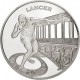 FRANCIA 1,50 EUROS 2003 LANZADOR DE PESO IX CAMPEONATO MUNDIAL ATLETISMO KM.1843 MONEDA DE PLATA PROOF 1-1/2 Lancer