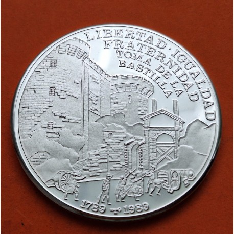 .CUBA 10 PESOS 1992 ERNESTO CHE GUEVARA PLATA PROOF Silver Set