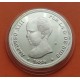 0,80 ONZAS x MEDALLA FNMT HISTORIA DE LA PESETA ESPAÑA 2 PESETAS 1889 ALFONSO XIII PLATA 27 gramos 925 milésimas