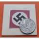 . Protectorado de BOHEMIA y MORAVIA 1 KORUNA 1942 LEON Hoy Chekia KM.4 MONEDA DE ZINC OCUPACION NAZI III REICH WWII