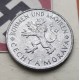 . Protectorado de BOHEMIA y MORAVIA 1 KORUNA 1942 LEON Hoy Chekia KM.4 MONEDA DE ZINC OCUPACION NAZI III REICH WWII