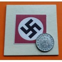 ALEMANIA 1 REICHSPFENNIG 1944 B AGUILA SOBRE ESVASTICA NAZI III REICH KM.97 MONEDA DE ZINC MBC++ Germany III REICH