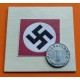 ALEMANIA 1 REICHSPFENNIG 1944 B AGUILA SOBRE ESVASTICA NAZI III REICH KM.97 MONEDA DE ZINC MBC++ Germany III REICH