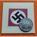 DITTRES REICH GERMANY 10 REICHSPFENNIG 1941 D SWASTIKA NAZI ZINC