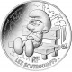 FRANCIA 10 EUROS 2020 EL PITUFO GRUÑÓN nº 8 de 20 Serie 1ª LOS PITUFOS MONEDA DE PLATA SC Estuche LES SCHTROUMPFS Grognon