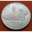 . 5 ONZAS + RAYITAS x ESPAÑA 10000 PESETAS 1996 LA MAJA DESNUDA CULTURA y NATURALEZA 3ª Serie GOYA MONEDA DE PLATA FNMT