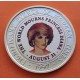 @COLORES@ SOMALIA 250 SHILLINGS 1997 PRINCESA DIANA SIGNIFICANT EVENTS OF MODERN TIMES MONEDA DE PLATA PROOF