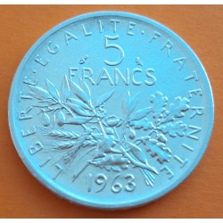 .FRANCIA 5 FRANCOS 1810 B NAPOLEON I PLATA MBC @@RARA@@