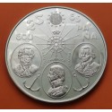 . 1 Moneda SI CÁPSULA NO ESTUCHE x ESPAÑA 25 ECUS 1995 LA MARINA ESPAÑOLA BARCO y ALMIRANTES MONEDA DE PLATA CINCUENTIN