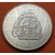 . 1 Moneda SI CÁPSULA NO ESTUCHE x ESPAÑA 25 ECUS 1995 LA MARINA ESPAÑOLA BARCO y ALMIRANTES MONEDA DE PLATA CINCUENTIN