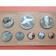 1976 COOK ESTUCHE OFICIAL 8 coins SILVER PROOF MINT SET incluye 5 DOLARES 1976 PLATA Cook Islands