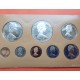 1976 COOK ESTUCHE OFICIAL 8 coins SILVER PROOF MINT SET incluye 5 DOLARES 1976 PLATA Cook Islands