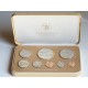 1976 COOK ESTUCHE OFICIAL 8 coins SILVER PROOF MINT SET incluye 5 DOLARES 1976 PLATA Cook Islands