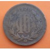 MEXICO 10 CENTAVOS 1920 COBRE KM*430 MBC++ MEJICO LARGE COPPER