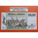 @ALTÍSIMO VALOR FACIAL@ ARGENTINA 500000 PESOS 1980 FUNDACIÓN DE BUENOS AIRES Pick 309 BILLETE EBC Medio Millón