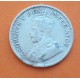 SUDAFRICA 3 PENIQUES 1932 REY JORGE V KM.24 MONEDA DE PLATA MUY DESGASTADA SOUTH AFRICA Pence