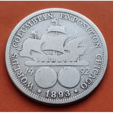 .ESTADOS UNIDOS 1/2 DOLAR 1893 COLUMBIAN PLATA EBC- 2 Dollar