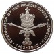 @ESCASA@ ASCENSION 50 PENIQUES 2003 1953 CORONACIÓN DE ISABEL II KM.16 MONEDA DE NICKEL PROOF Colonia de Inglaterra