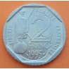 FRANCIA 2 FRANCOS 1995 LOUIS PASTEUR y PROBETAS DE LABORATORIO KM.1119 MONEDA DE NICKEL EBC France 2 Francs