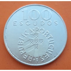 PORTUGAL 100 + 250 ESCUDOS 1974 REVOLUCION PLATA PROOF