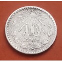 MEXICO 50 CENTAVOS 1906 KM*445 PLATA 9 CERRADO SILVER MEJICO