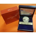 ESPAÑA 10 EUROS 2004 JUEGOS OLIMPICOS EN ATENAS SALTADOR DE VALLAS MONEDA DE PLATA PROOF ESTUCHE y CERTIFICADO FNMT