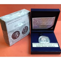 . @MUY RARA@ ESPAÑA 10 EUROS 2008 JOYAS NUMISMATICAS 1ª Serie DRACMA MONEDA DE PLATA ESTUCHE CERTIFICADO FNMT