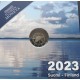 . 1 aaacoin @PROOF - ESTUCHE@ FINLANDIA 2 EUROS 2023 NATURALEZA y ESCARABAJO 1ª MONEDA CONMEMORATIVA Estuche BIMETALICA