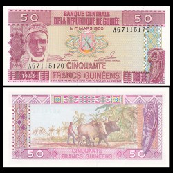 . GUINEA República 500 FRANCOS 2015 Pick New SC GUINEE Francs