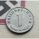 ALEMANIA 1 REICHSPFENNIG 1942 A AGUILA SOBRE ESVASTICA NAZI III REICH KM.97 MONEDA DE ZINC MBC++ Germany III REICH