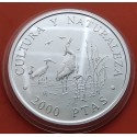 ...ESPAÑA CULTURA 2000 PESETAS 1994 GARZAS IMPERIALES PLATA SET