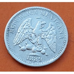 MEXICO 1 PESO 1910 CABALLITO SILVER KM*453 XF+