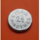 @RARA@ LIBANO 2,50 PIASTRAS 1941 VALOR KM.13 MONEDA DE ALUMINIO @RARA@ OCUPACION NAZI III REICH WWII Lebanon Liban Piastres 1