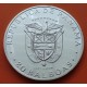 . 3,90 ONZAS x PANAMA 20 BALBOAS 1979 VASCO NUÑEZ DE BALBOA KM.44 MONEDA DE PLATA PROOF @IMPERFECCIONES@