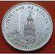 CUBA 10 PESOS 1999 MAPA Y BANDERAS PLATA KM*676 PROOF