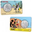 . 1 aaaaacoin @NO COLORES@ BELGICA 5 EUROS 2024 LUCKY LUKE Comic Tirada 7.500 MONEDA DE NICKEL coincard