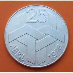 PORTUGAL 100 + 250 ESCUDOS 1974 REVOLUCION PLATA PROOF