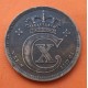 DINAMARCA 5 ORE 1917 VBP GJ SIGLAS DEL REY CHRISTIAN X KM.814.1 MONEDA DE BRONCE MBC+ @ESCASA@ Denmark coin