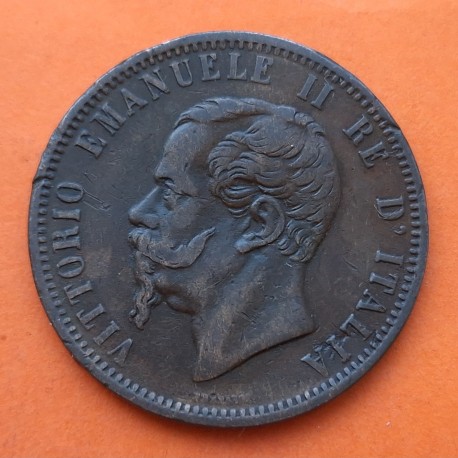 ITALIA 10 CENTESIMI 1938 R Año XVI VALOR BRONCE III REICH NAZI S