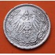 ALEMANIA 1/2 MARCO 1918 A IMPERIO AGUILA KM.17 MONEDA DE PLATA MBC- Germany Empire Half Mark DEUTSCHES REICH R/1