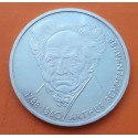 ALEMANIA 10 MARCOS 1988 D MUSICO ARTHUR SCHOPENHAUER KM.168 MONEDA DE PLATA EBC- Imperfecciones Germany 10 Marks silver