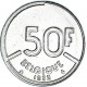 BELGICA 50 FRANCOS 1989 REY BALDUÍNO I KM.169 MONEDA DE NICKEL SC-