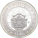 MALTA 10 EUROS 2010 ALBERGUE DE ITALIA KM.140 MONEDA DE PLATA PROOF ESTUCHE + CERTIFICADO