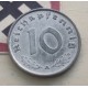 DITTRES REICH GERMANY 10 REICHSPFENNIG 1941 D SWASTIKA NAZI ZINC