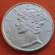 @OFERTA@ ESTADOS UNIDOS 1 ONZA 1990 tipo DIME 10 CENTAVOS MERCURY MEDALLA DE PLATA PURA One Ounce 999 FINE