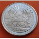 @OFERTA@ ESTADOS UNIDOS 2 ONZAS 1990 FERROCARRIL DE MEXICO 40 ANIV. MEDALLA DE PLATA PURA SC Oz CÁPSULA